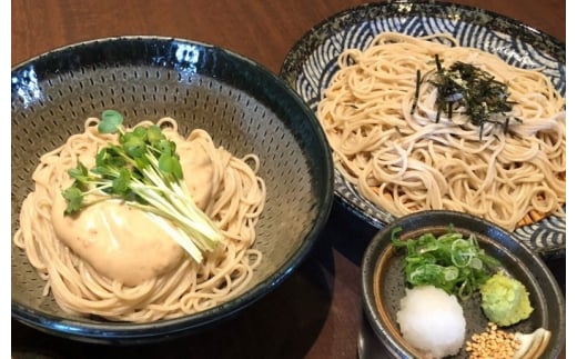 【大阪府泉佐野市】自家製麺そば心の「胡麻とろそば」2人前&「こだわりのそば」2人前