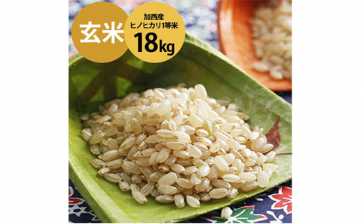 米 令和5年産 加西産 ヒノヒカリ 1等米 18kg（玄米）