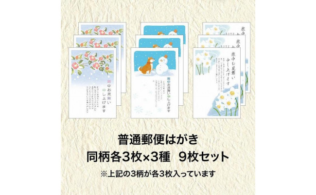 寒中見舞いはがき 3パックセット 愛知県名古屋市 ふるさと納税 ふるさとチョイス