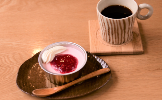 【北海道紋別市】10-368 cafe ほの香のラズベリームース 5カップセット