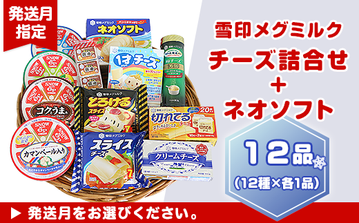 18 04雪印メグミルク チーズ詰合せ ネオソフト 計12品 茨城県阿見町 ふるさと納税 ふるさとチョイス