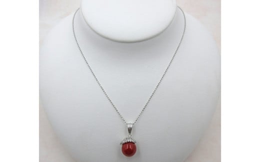 【高知県宿毛市】土佐沖血赤珊瑚ペンダント15