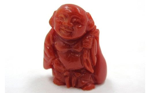 天然珊瑚置物赤珊瑚を持った「布袋」像 縁起物 楽天市場】1点物 日本産