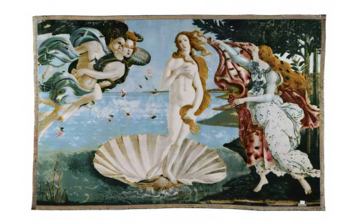 アートブランケット『ビーナスの誕生』サンドロ・ボッティチェッリ