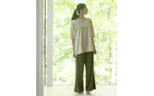 ふるさと納税 服 岐阜県 笠松町 草木染めコットンTシャツ　玉ねぎ 1274742 草木染めコットンTシャツ 玉ねぎ【1274742】 - 岐阜県笠松町