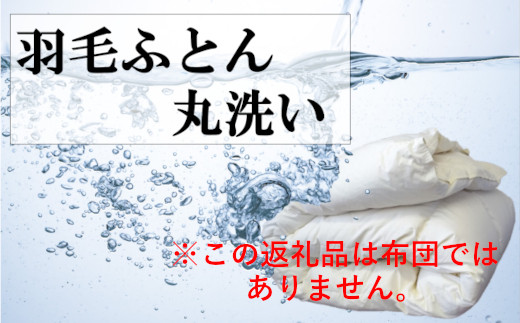 6-U02 羽毛布団丸洗いクリーニング 防ダニ加工付き（シングル2枚又はダブル1枚） - 長野県喬木村｜ふるさとチョイス - ふるさと納税サイト