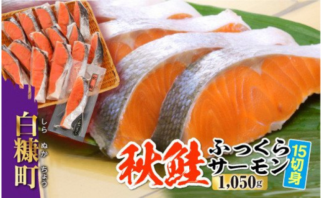 秋鮭ふっくらサーモン【15切れ入り（1050g）】 - 白糠町白糠町 | ふるさと納税 [ふるさとチョイス]