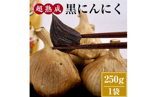 【山梨県小菅村】超熟成 黒にんにく 250g×1袋セット