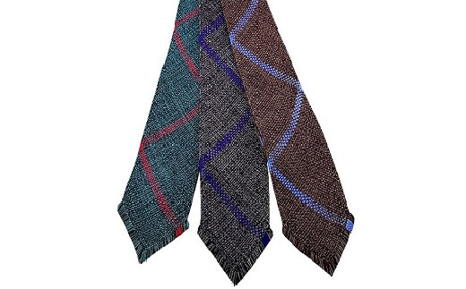 台東区 道明】DOMYO Tie Wide＜安田組（あんだぐみ）で作られた組紐 