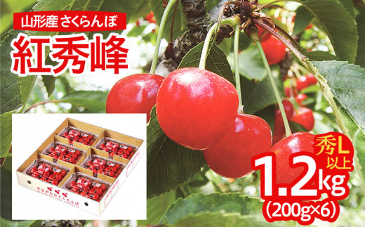 山形県産 さくらんぼ? 1キロ Mbirdさま 佐藤錦2L1キロ手詰め 大阪まで送料