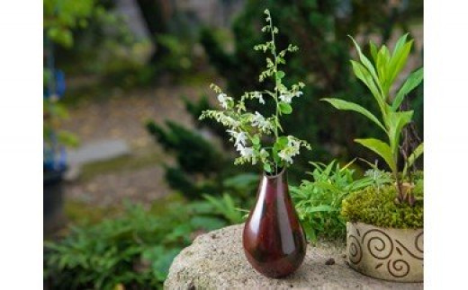 斑紫銅花器 しずく[C403] - 新潟県柏崎市｜ふるさとチョイス