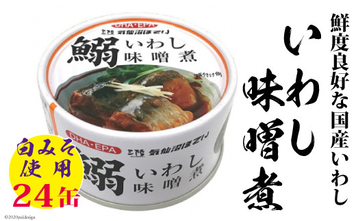 いわし味噌煮 170g×24缶【DHA・EPA・長期保存可能】 [気仙沼市物産振興