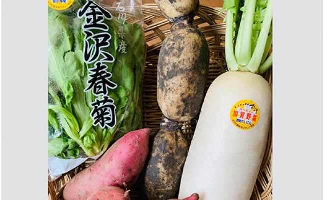 石川県｜ふるさとチョイス　人気の加賀野菜　贅沢詰め合わせ（秋冬）　ふるさと納税サイト
