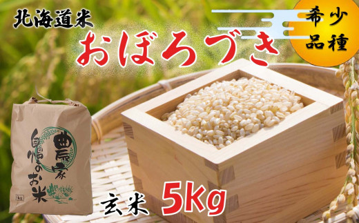 北海道米 令和4年度米 おぼろづき 玄米 5kg お米 米 こめ 北海道米 ...