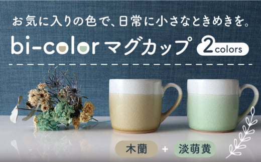 美濃焼】 bi-color マグカップ 2色セット (淡萌黄・木蘭) 【山二製陶所】 食器 マグ コーヒーカップ [MDA007] -  岐阜県土岐市｜ふるさとチョイス - ふるさと納税サイト