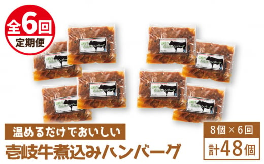 全6回定期便】壱岐牛煮込みハンバーグ [JBW024] 210000 210000円 21万