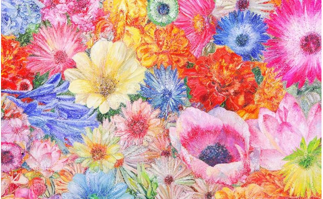 風景 花 植物などをアクリル絵の具で描く絵画作品 50号 佐伯市佐伯市 ふるさと納税 ふるさとチョイス