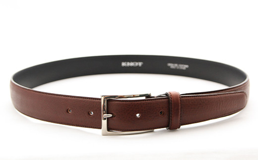 ふるさと納税 小物 東京都 台東区 attire FRENCH CALF BELT （Lサイズ） KNA-1001L (カラー：ダークブラウン) ダークブラウン sd1_0c6693bb8a3c26258fd6071c2c