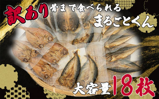 訳あり 干物 セット 大容量 18枚 2~3種 骨まで 食べられる 焼き魚