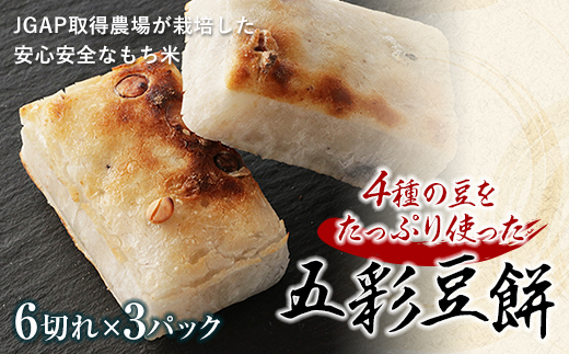 4種の豆をたっぷり使った「五彩豆餅」900g F21R-756 - 福島県白河 