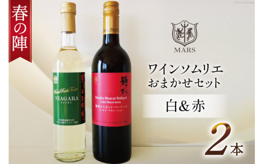 ワイン 赤 白 おまかせ マルスワイン2本セット ～春の陣～ [本坊酒造