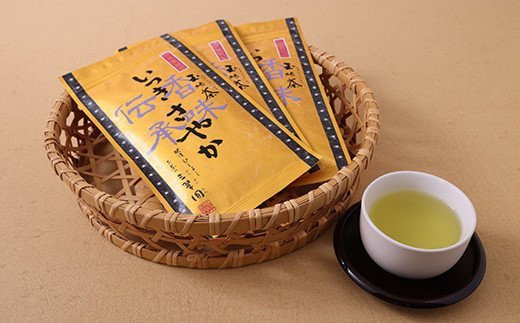 お茶の三翆園 玉緑茶 いつきさやか 計300g（100g袋入り×3袋）セット