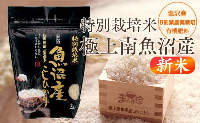 令和５年産新米予約】特別栽培米「極上南魚沼産コシヒカリ」（有機肥料