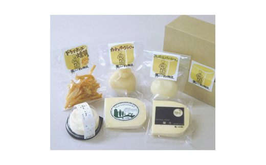 【広島県庄原市】庄原産生乳の手作りチーズ6種セット【1305604】