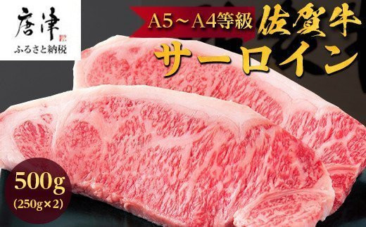 佐賀牛 サーロインステーキ250g×2枚(合計500g) 和牛 ご褒美に ギフト用