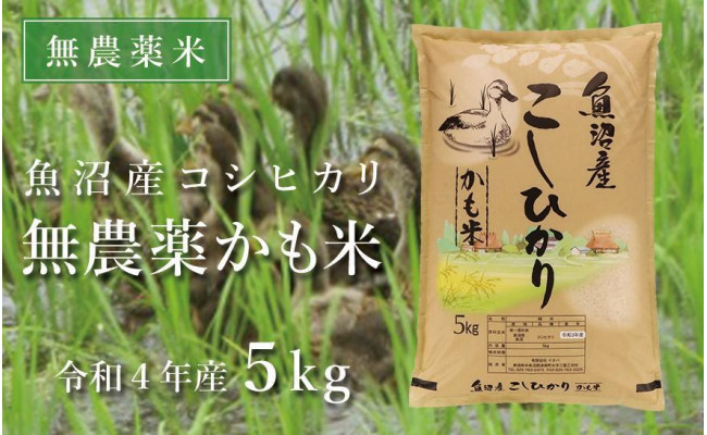 数量限定・無農薬米】魚沼産コシヒカリ「無農薬かも米」5kg（令和4年産） - 新潟県津南町｜ふるさとチョイス - ふるさと納税サイト