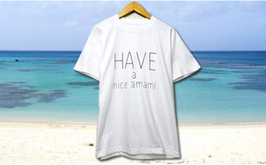 ふるさと納税 服 鹿児島県 奄美市 Have a nice amami 半袖Tシャツ（ブラック）　A038-001-02 ブラック 選べる＞Have a nice amami 半袖Tシャツ【2カラー展開