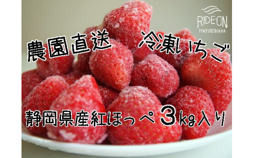 067-2 冷凍イチゴ丸ごと3キロ入り - 静岡県牧之原市｜ふるさとチョイス