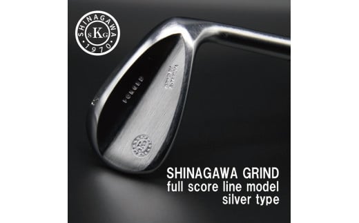 077BC05N.Grind by S-TAKUYA フルスコアラインウェッジ Silver 58度 ...