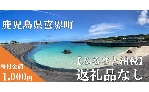 返礼品なしの応援寄附】鹿児島県 喜界町【1,000円】 - 鹿児島県喜界町｜ふるさとチョイス - ふるさと納税サイト