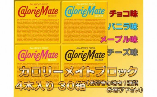 5614 0264 カロリーメイト ブロック4本入り 30箱 那賀町那賀町 ふるさと納税 ふるさとチョイス