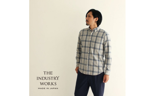 播州織メンズシャツ「THE INDUSTRY WORKS」（1着）【TIW_136】（36-2） Mサイズ - 兵庫県西脇市｜ふるさとチョイス -  ふるさと納税サイト