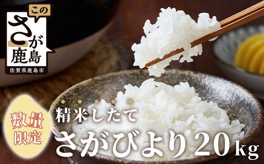 D-105【数量限定】令和５年産 佐賀県鹿島市産 さがびより 白米20kg お米マイスターセレクト！ - 佐賀県鹿島市｜ふるさとチョイス -  ふるさと納税サイト