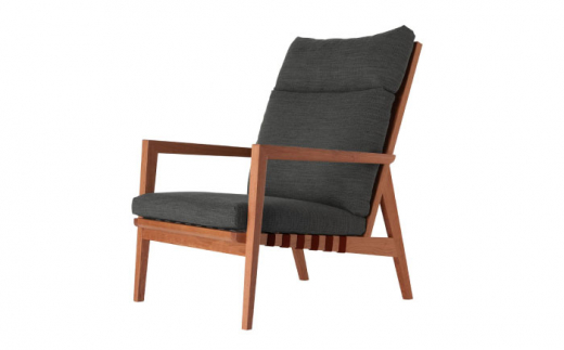 Ritzwell】【ブラックチェリー材】BLAVA HIGH-BACK EASY CHAIR 椅子 