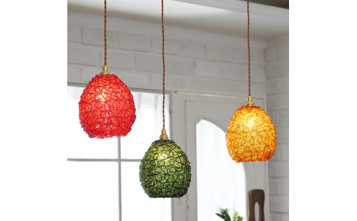 BR034　ricorDI　pendant lamp GOCCE レッド　照明　ペンダントライト　アンティーク