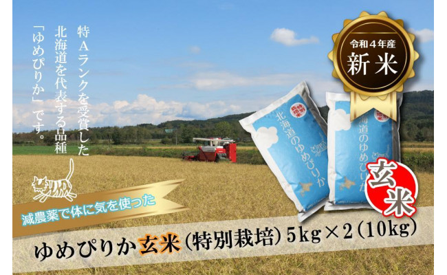 減農薬で体に気を使った】令和4年産 ゆめぴりか玄米5kg×2 - 北海道長沼町｜ふるさとチョイス - ふるさと納税サイト