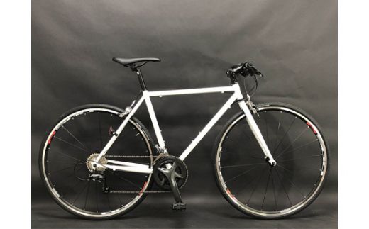 No.714 A660F【ホワイト】フレームサイズ500mm ／ クロスバイク 自転車