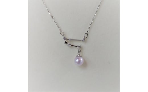 【三重県鳥羽市】50-39伊勢志摩あこや本真珠ネックレス・星座(おうし座)