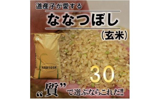 令和元年北海道産ななつぼし　玄米　20㎏