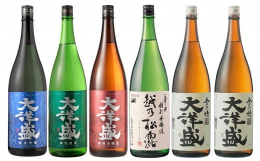 大洋盛セットN 1.8L×6本セット 飲み比べセット 一升瓶 日本酒 地酒 大容量 大洋酒造 [D4052] - 新潟県村上市｜ふるさとチョイス -  ふるさと納税サイト