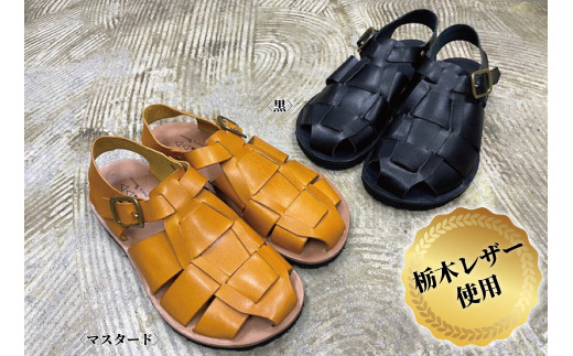 【極美品】リーガル グルカサンダル ブラウン ゴールド レザー 厚底3cm グルカサンダル・マスタード [23cm～29cmまで]〈 サンダル 本革