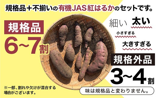 有機JAS】 紅はるか 5kg さつまいも 甘藷 無農薬 オーガニック