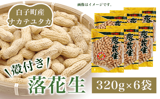 白子町産ナカテユタカ 殻付き落花生 320g×6袋（E）ふるさと納税 落花生 殻付き ナカテユタカ 千葉県 白子産 ６袋 320ｇ×３袋（E）  ピーナッツ バター 千葉県 おやつ コーヒー 年越し おせち 手土産 送料無料 SHJ005 - 千葉県白子町｜ふるさとチョイス - ふるさと納税サイト