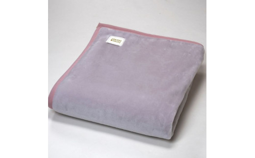 日本製 吸湿発熱 アクリル毛布 シングルサイズ 140×200cm ラベンダー×ローズ シンプル カラー 軽量 ふんわり あったか 秋冬向け  丸洗いOK（FQ015-SJ）