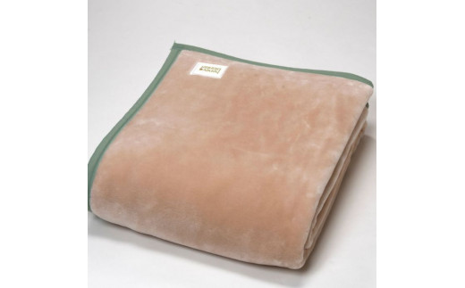 日本製 吸湿発熱 アクリル毛布 シングルサイズ 140×200cm ローズ