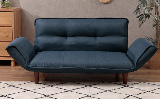 和楽カウチソファ2P A01タスクネイビー ／ 家具 カウチソファ 2人掛け
